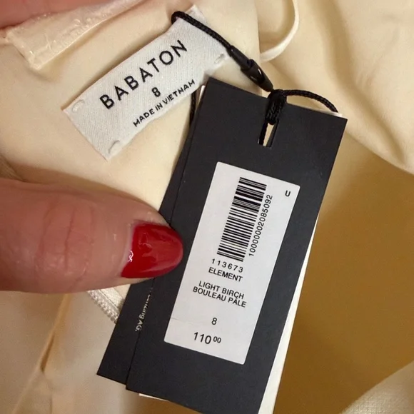 NEW Aritzia Element Tube Top - (Re)ssential - Light Birch strapless shirt 8 - Picture 4 of 17